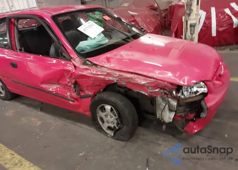 2000 Hyundai Accent L from USA, damaged, VIN KMHCF35G8YU016093